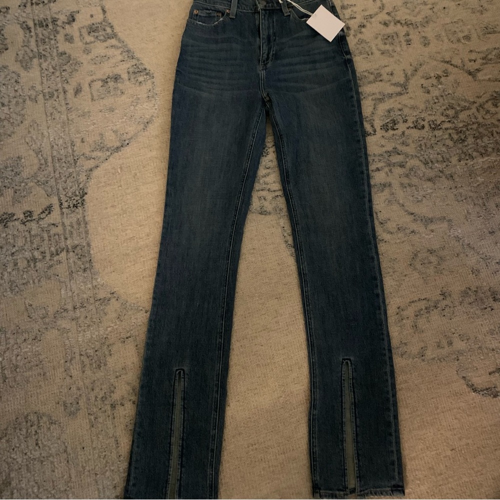 NWT Pistola Colleen High Rise Slim Flare in Willow -Revolve- - Picture 5 of 15